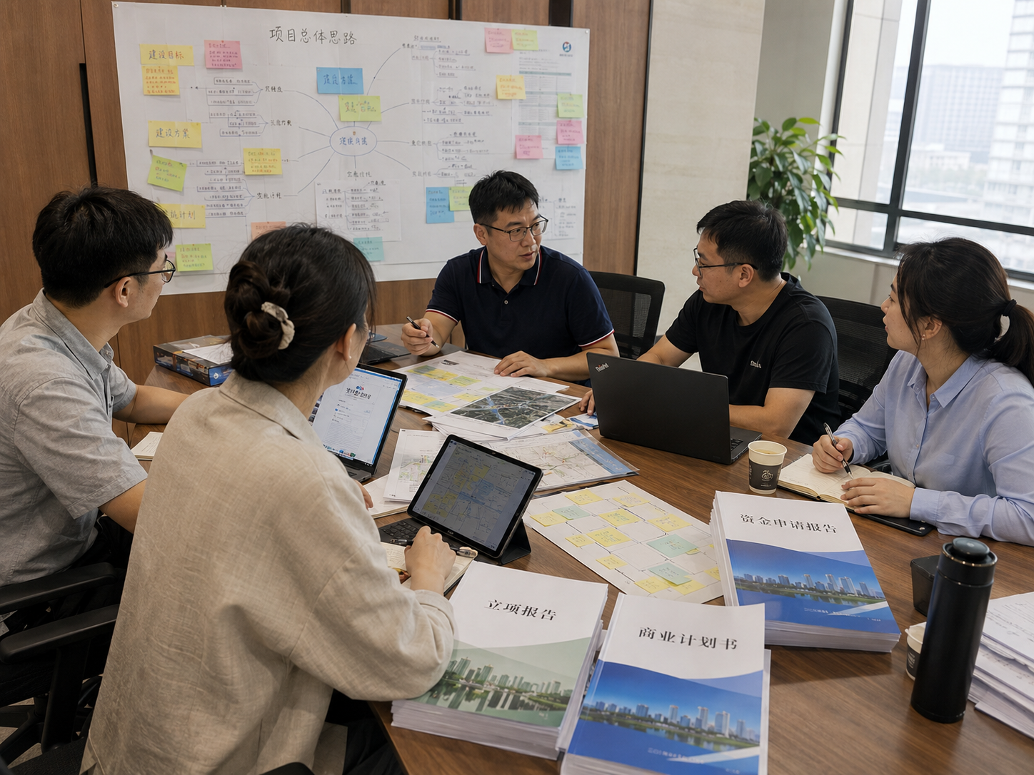 承德中顺团队项目会议现场