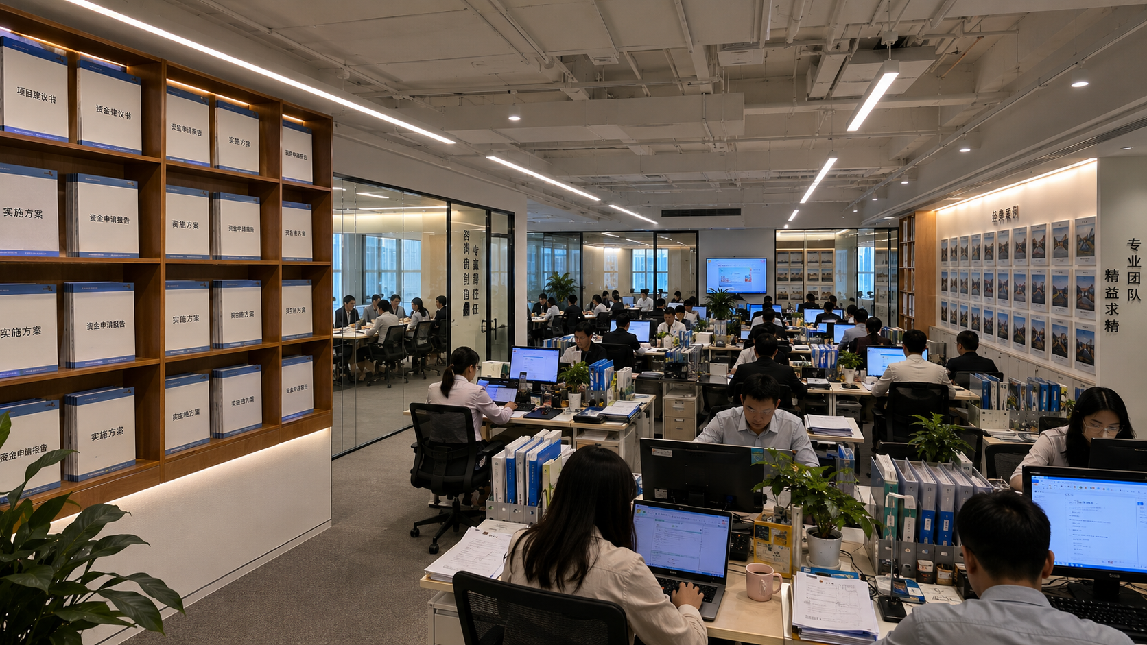 承德中顺咨询人员办公实景